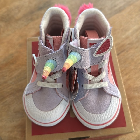 Vans Sk8-Hi Toddler 'Unicorn' size 4.5 - Picture 2 of 6